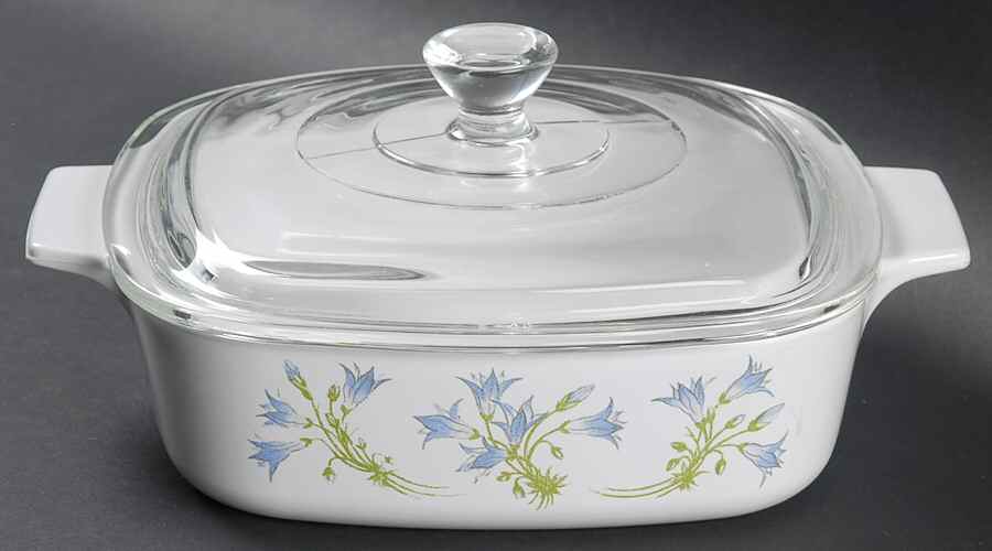 Blue Dusk (Corelle) 1 Quart Square Casserole with Lid by Corning Corelle-1