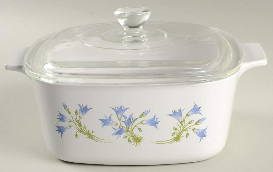 Blue Dusk (Corelle) 1.5 Quart Square Casserole with Lid by Corning Corelle-1