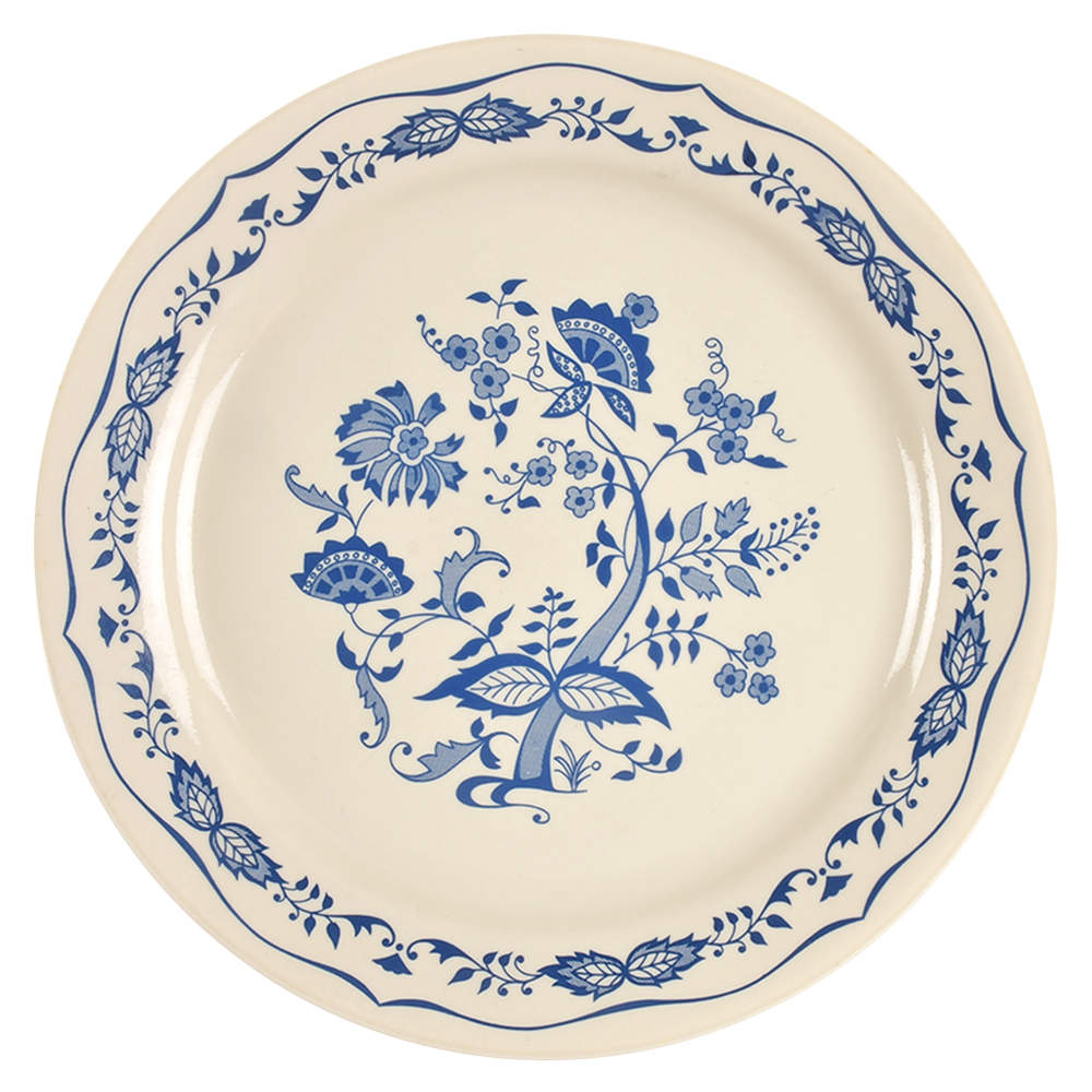 Blue Floral (Corelle) Dinner Plate by Corning Corelle-1