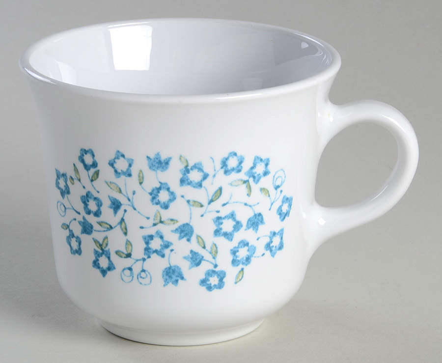 Blue Heather (Corelle) Flat Cup by Corning Corelle-1