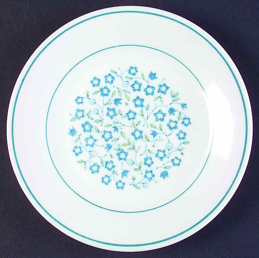 Blue Heather (Corelle) Bread & Butter Plate by Corning Corelle-1