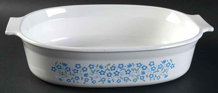 Blue Heather (Corelle) 1.5 Quart Oval Covered Casserole No Lid by Corning Corelle-1