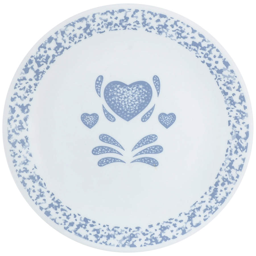 Blue Hearts (Corelle) Coupe Dinner Plate by Corning Corelle-1