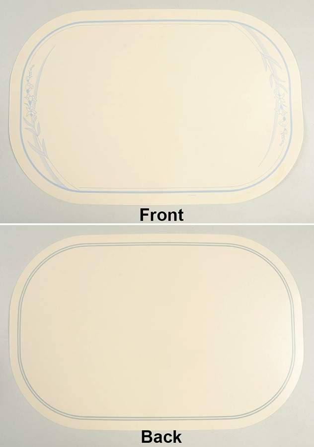 Blue Lily (Corelle) Reversible Vinyl Placemat by Corning Corelle-1