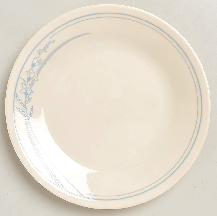 Blue Lily (Corelle) Bread & Butter Plate by Corning Corelle-1