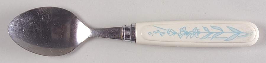 Blue Lily (Corelle) Teaspoon by Corning Corelle-1