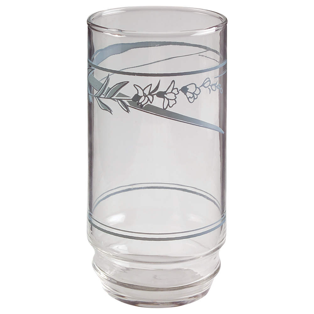 Blue Lily (Corelle) 12 Oz Glassware Tumbler by Corning Corelle-1