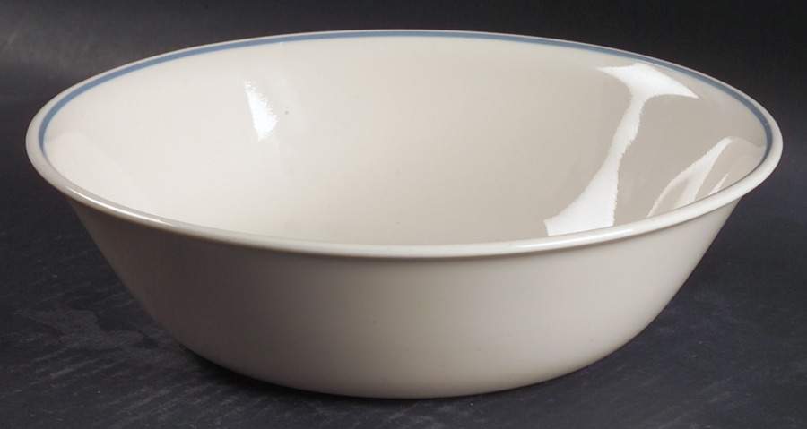 Blue Lily (Corelle) 8" Round Vegetable Bowl by Corning Corelle-1