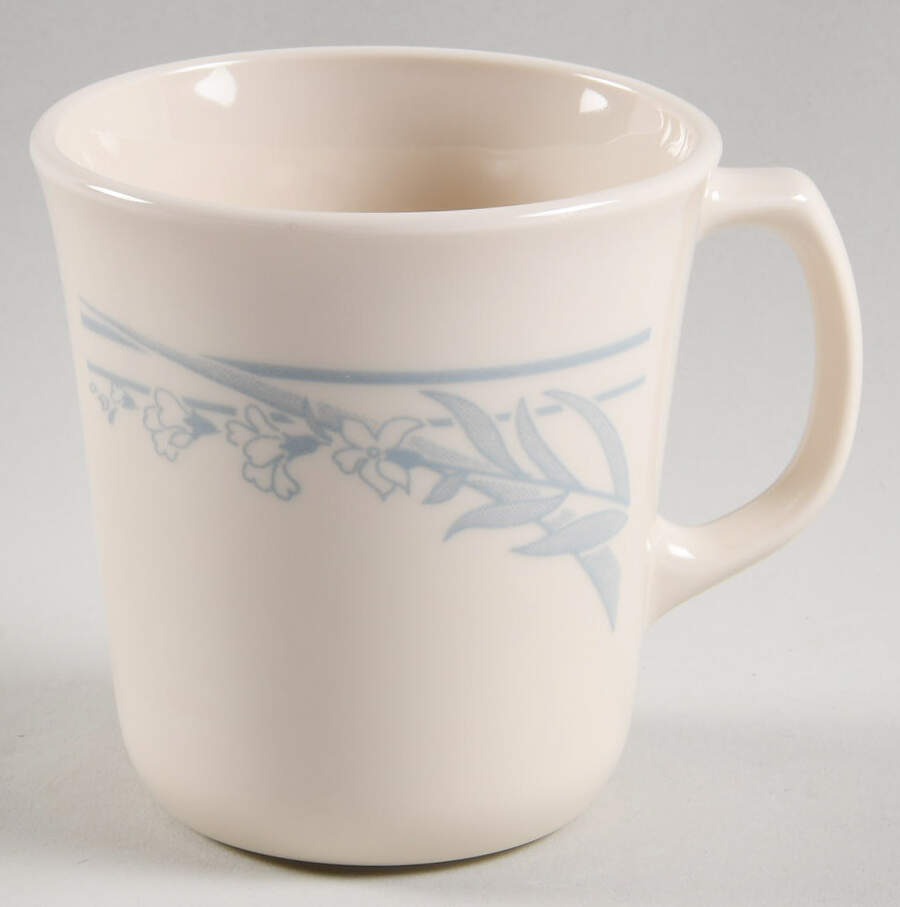 Blue Lily (Corelle) Flat Cup by Corning Corelle-1