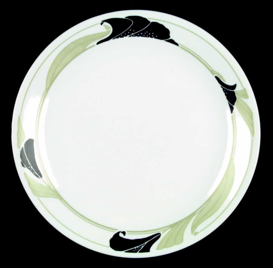 Black Orchid (Corelle) Dinner Plate by Corning Corelle-1