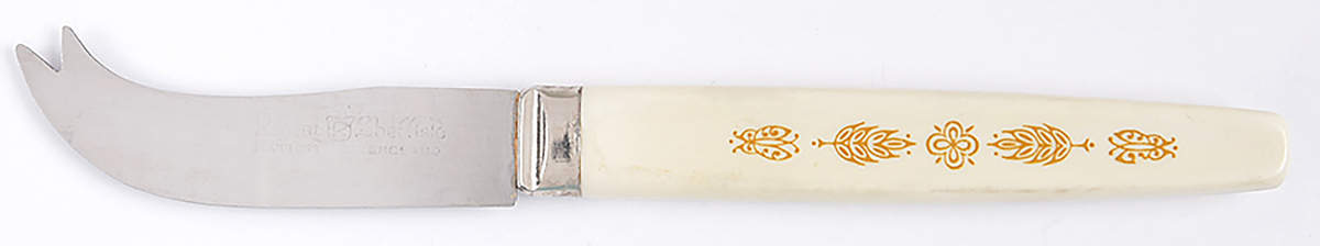 Butterfly Gold (Corelle) Cheese Knife with Stainless Blade by Corning Corelle-1