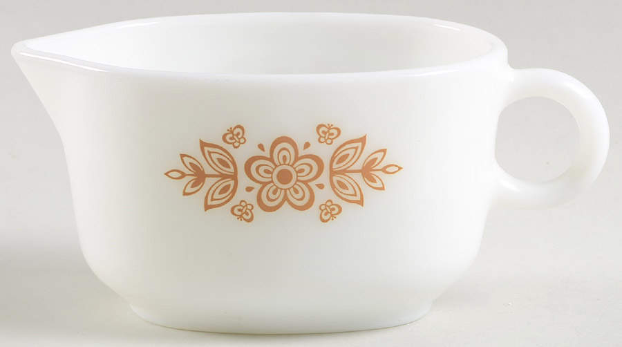 Butterfly Gold (Corelle) Gravy Boat by Corning Corelle-1