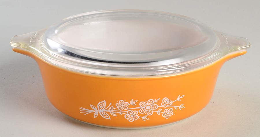 Butterfly Gold (Corelle) 1 Pt Round Covered Casserole by Corning Corelle-1