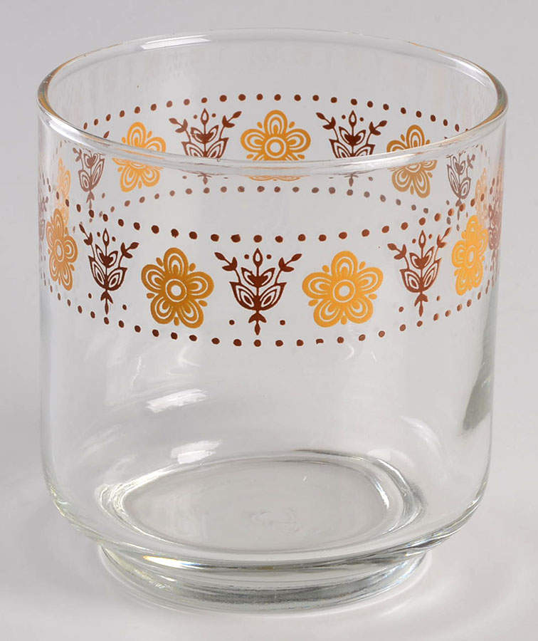 Butterfly Gold (Corelle) 8 Oz Glassware Old Fashioned by Corning Corelle-1