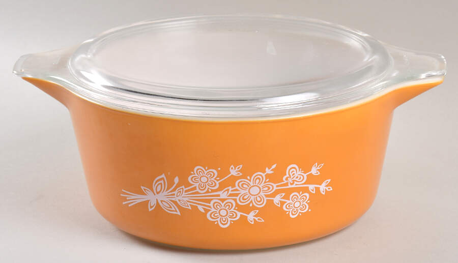 Butterfly Gold (Corelle) 1.5 Qt Round Casserole No Lid by Corning Corelle-1
