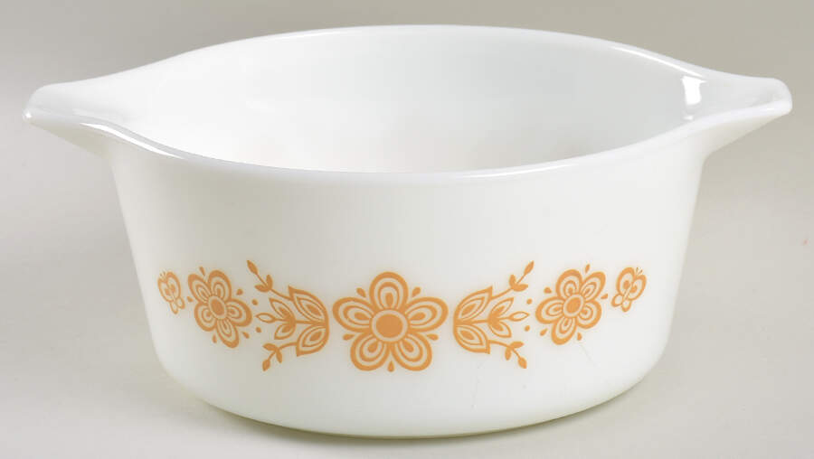 Butterfly Gold (Corelle) 1.5 Quart Round Casserole No Lid by Corning Corelle-1