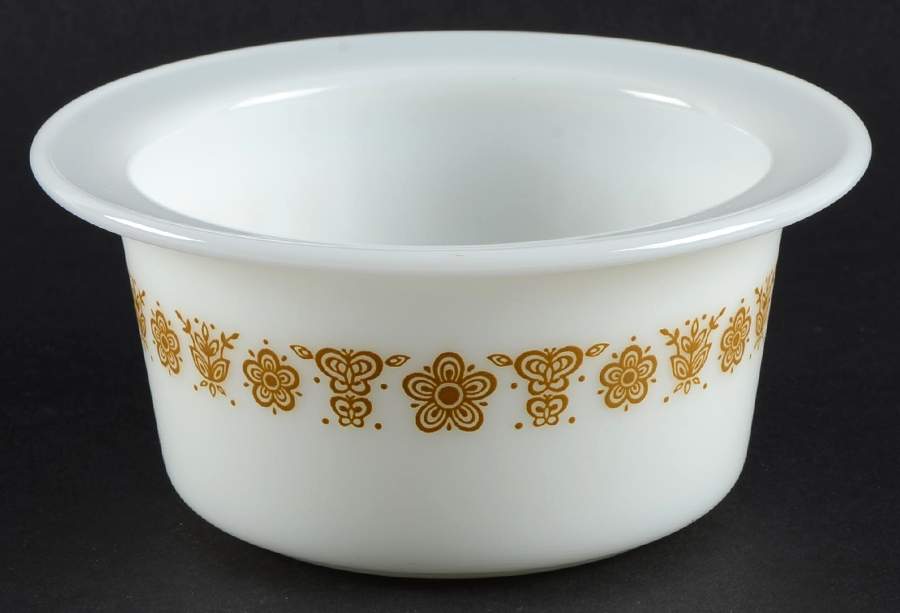Butterfly Gold (Corelle) Butter Tub No Lid by Corning Corelle-1