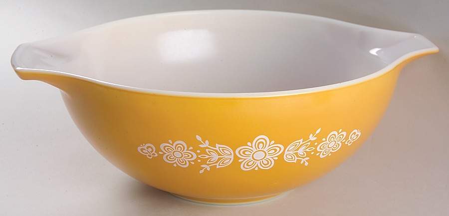 Butterfly Gold (Corelle) 13" Cinderella Mixing Bowl by Corning Corelle-1