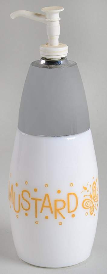 Butterfly Gold (Corelle) Mustard Dispenser by Corning Corelle-1