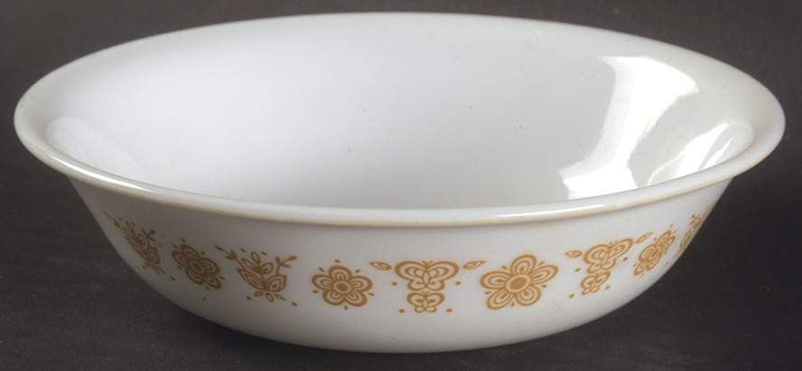 Butterfly Gold (Corelle) Fruit/Dessert (Sauce) Bowl by Corning Corelle-1