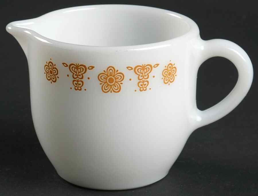 Butterfly Gold (Corelle) Mini Creamer by Corning Corelle-1