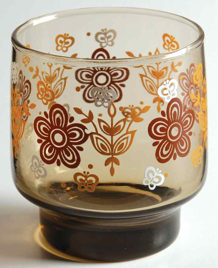 Butterfly Gold (Corelle) 8 Oz Glassware Tumbler by Corning Corelle-1