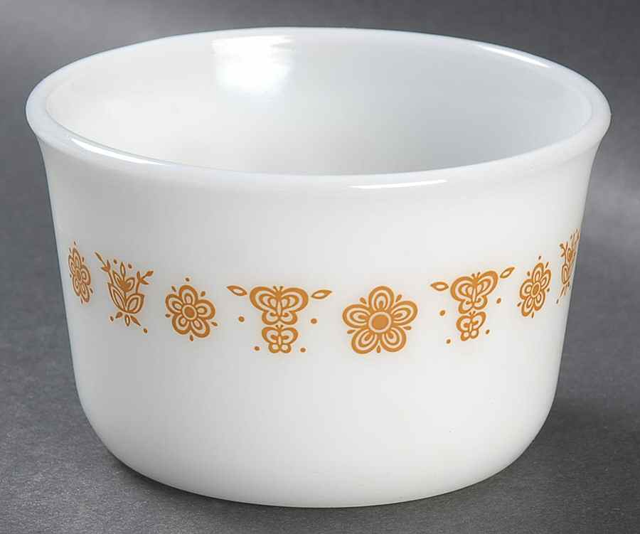 Butterfly Gold (Corelle) Open Sugar Bowl by Corning Corelle-1