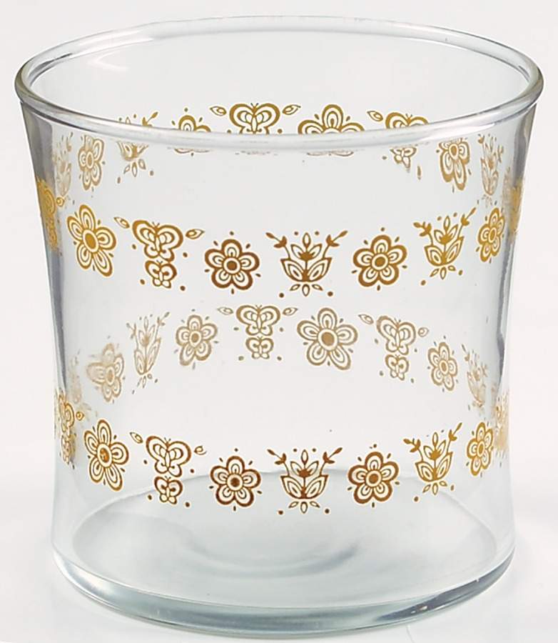 Butterfly Gold (Corelle) 12 Oz Glassware Double Old Fashioned by Corning Corelle-1