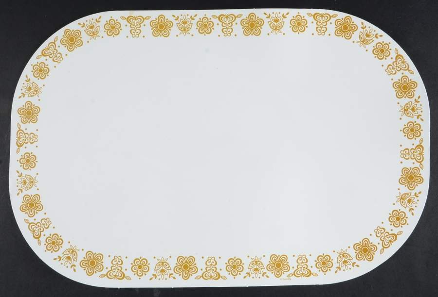 Butterfly Gold (Corelle) Vinyl Placemat by Corning Corelle-1