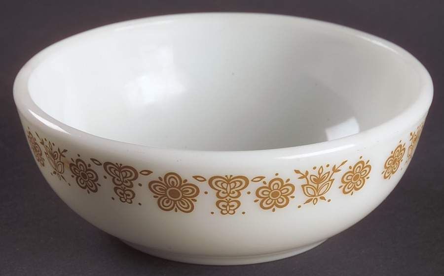 Butterfly Gold (Corelle) Coupe Cereal Bowl by Corning Corelle-1
