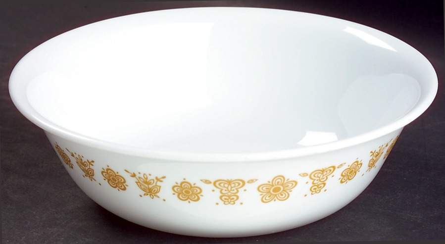 Butterfly Gold (Corelle) Coupe Cereal Bowl by Corning Corelle-1