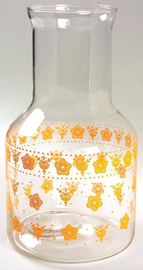 Butterfly Gold (Corelle) Glassware-Carafe by Corning Corelle-1