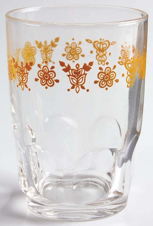 Butterfly Gold (Corelle) 6 Oz Glassware Juice by Corning Corelle-1