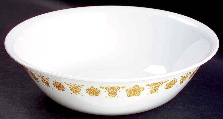 Butterfly Gold (Corelle) 10" Round Vegetable Bowl by Corning Corelle-1