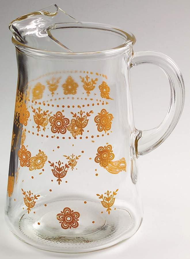 Butterfly Gold (Corelle) 72 Oz Glassware Pitcher by Corning Corelle-1