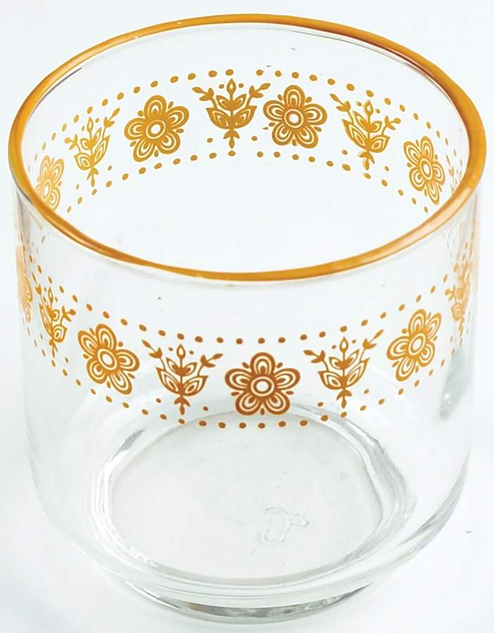 Butterfly Gold (Corelle) 8 Oz Glassware Old Fashioned by Corning Corelle-1