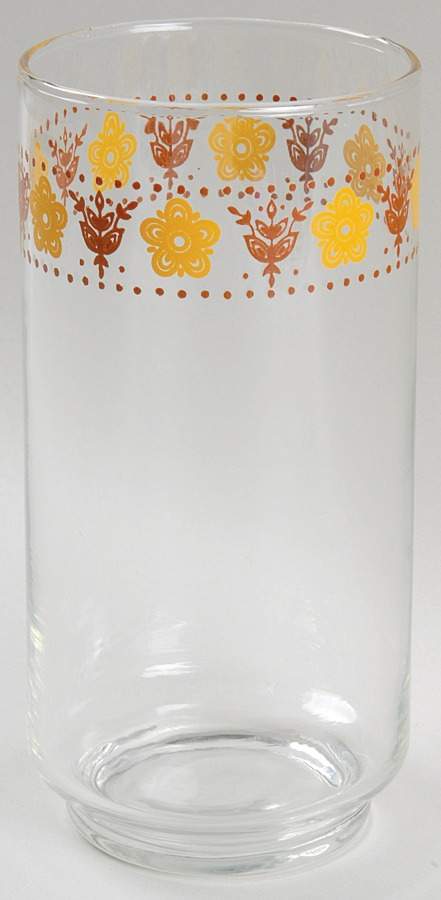 Butterfly Gold (Corelle) 14 Oz Glassware Tumbler by Corning Corelle-1