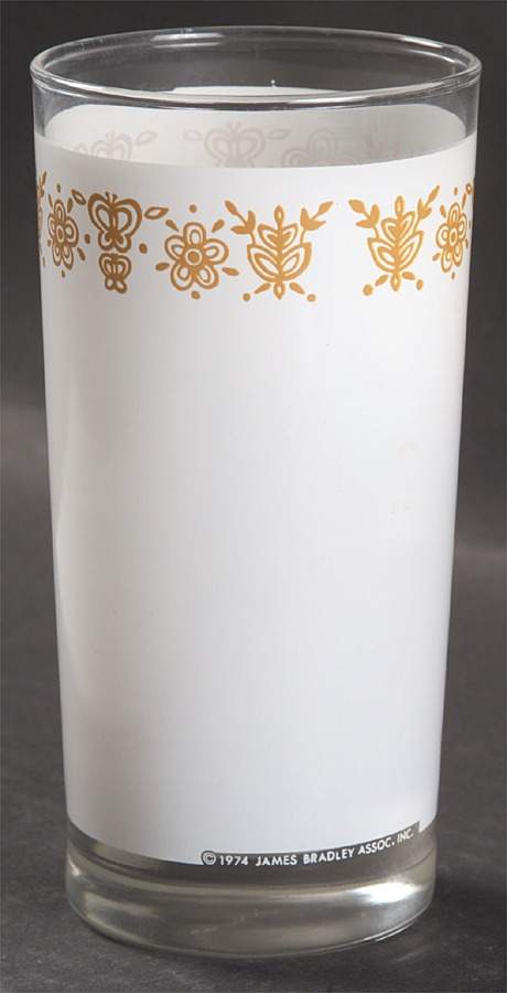 Butterfly Gold (Corelle) 14 Oz Glassware Tumbler by Corning Corelle-1