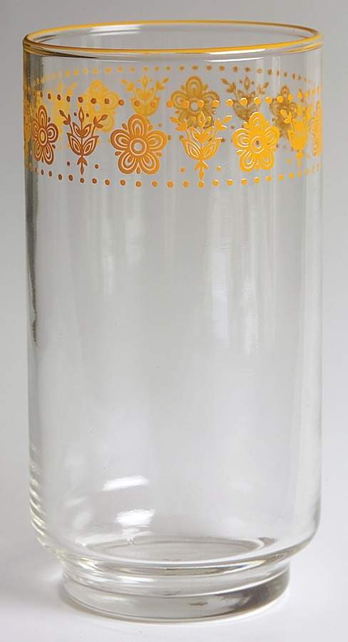 Butterfly Gold (Corelle) 12 Oz Glassware Tumbler by Corning Corelle-1