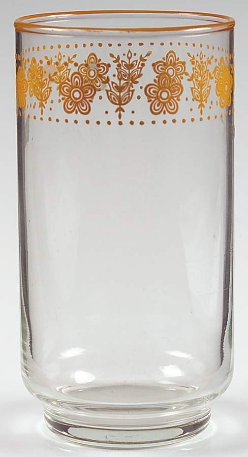 Butterfly Gold (Corelle) 12 Oz Glassware Tumbler by Corning Corelle-1