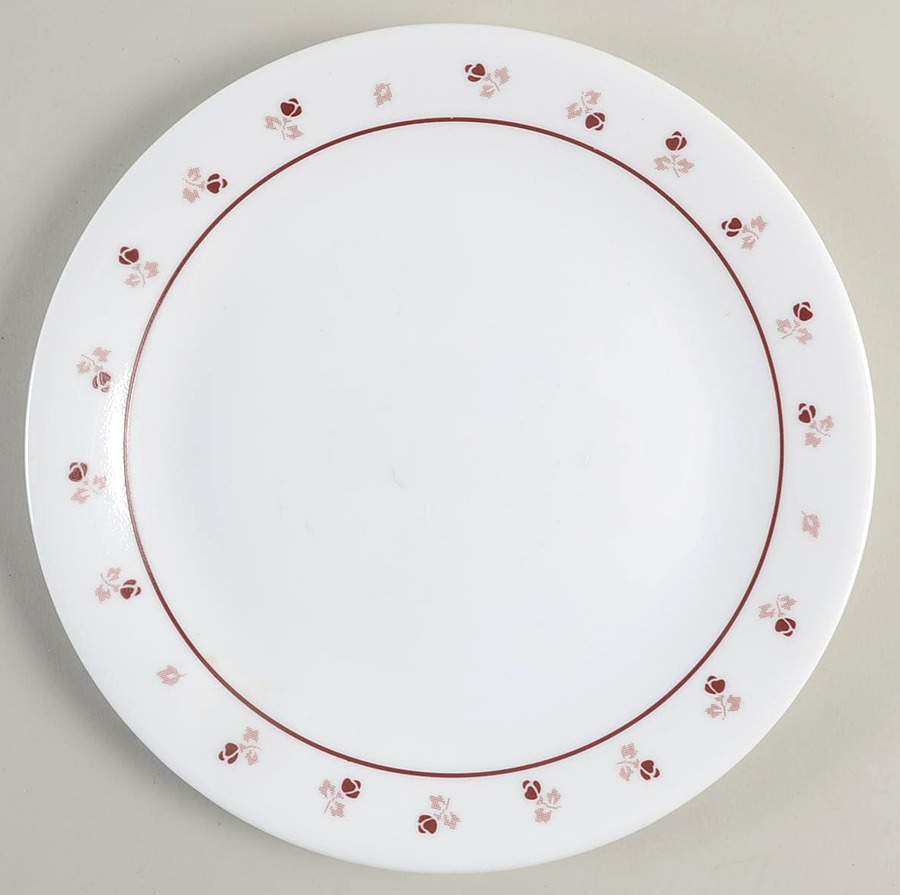Burgundy (Corelle) Bread & Butter Plate by Corning Corelle-1