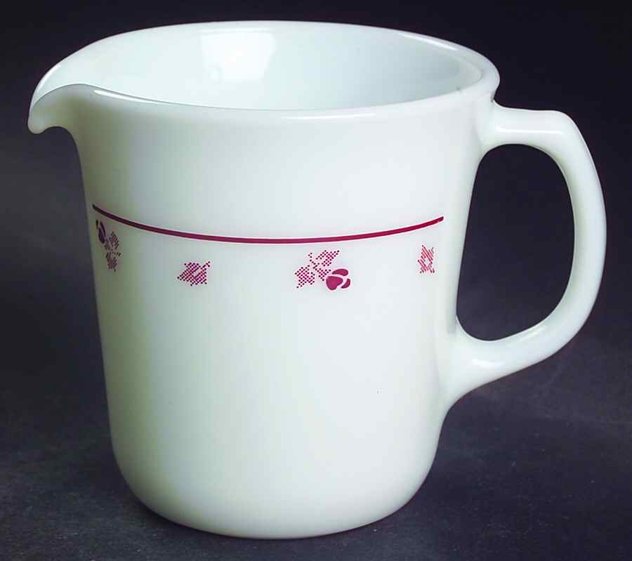 Burgundy (Corelle) Creamer by Corning Corelle-1