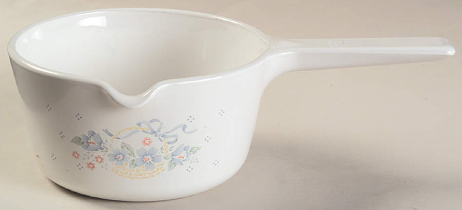 Country Cornflower 1 Quart Saucepan No Lid by Corning Corelle-1