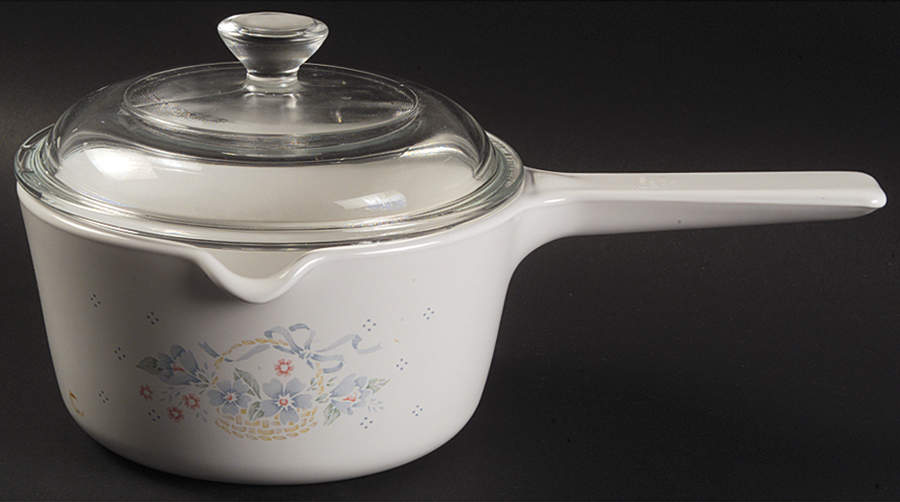Country Cornflower 1 Quart Saucepan & Lid by Corning Corelle-1