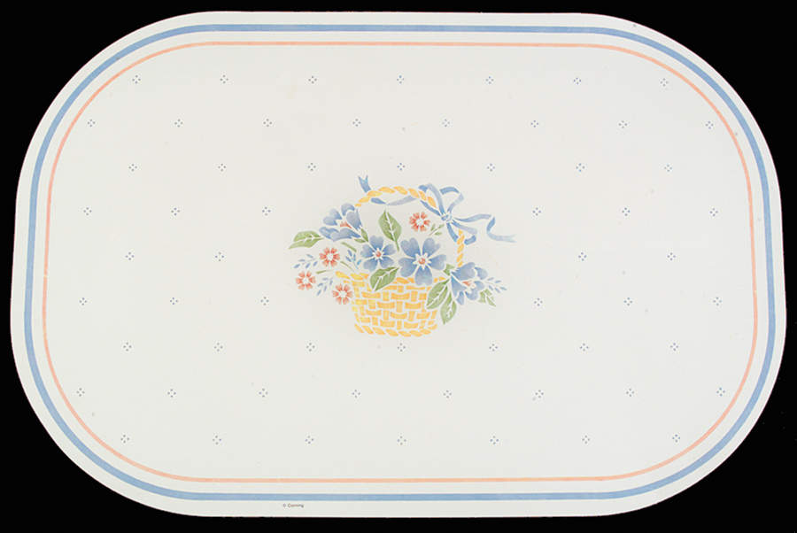 Country Cornflower Vinyl Placemat by Corning Corelle-1