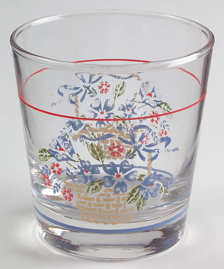 Country Cornflower 8 Oz Glassware Old Fashioned by Corning Corelle-1