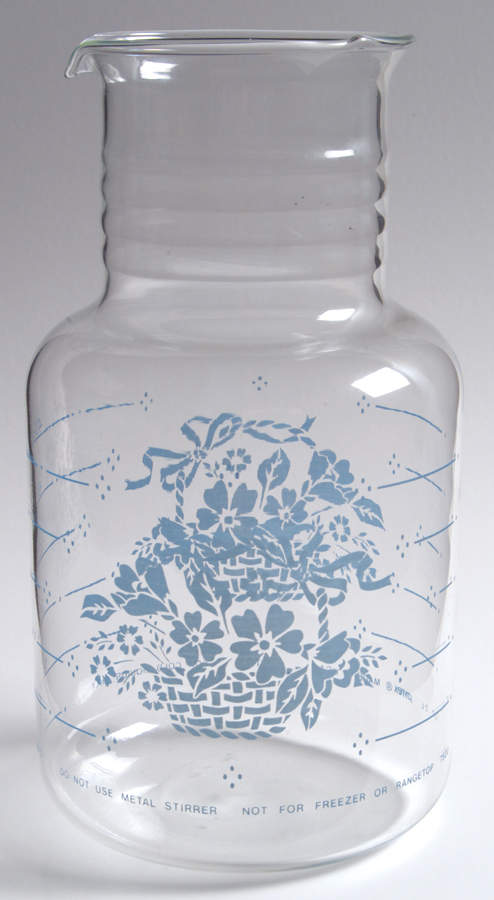 Country Cornflower Glassware Carafe by Corning Corelle-1