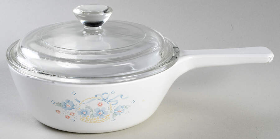 Country Cornflower 1 Pint Saucepan & Lid by Corning Corelle-1