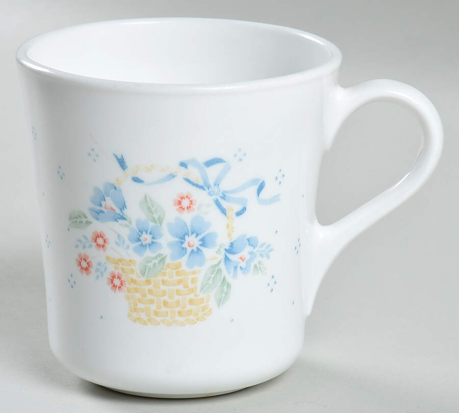 Country Cornflower Flat Cup by Corning Corelle-1