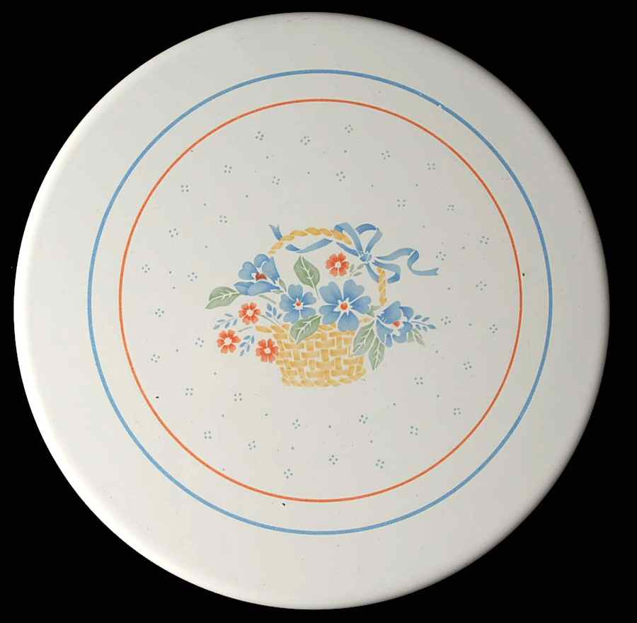 Country Cornflower 8" Steel Individual Stove Cover by Corning Corelle-1